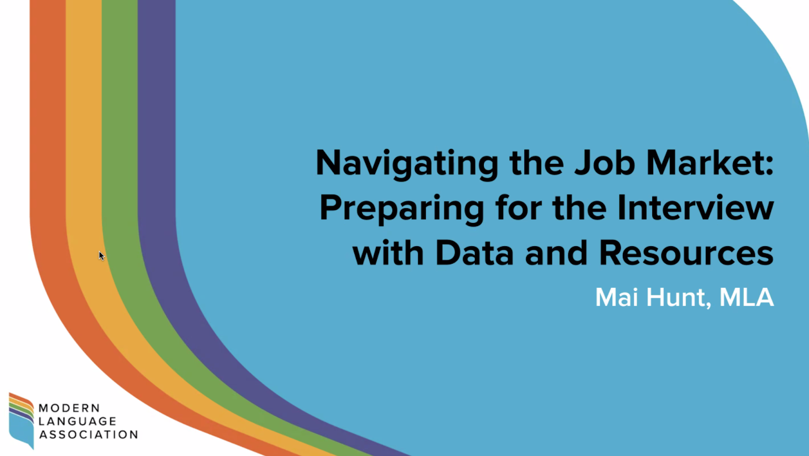 Navigating the Job Market: Preparing for the Interview with Resources from the MLA  Georgetown 