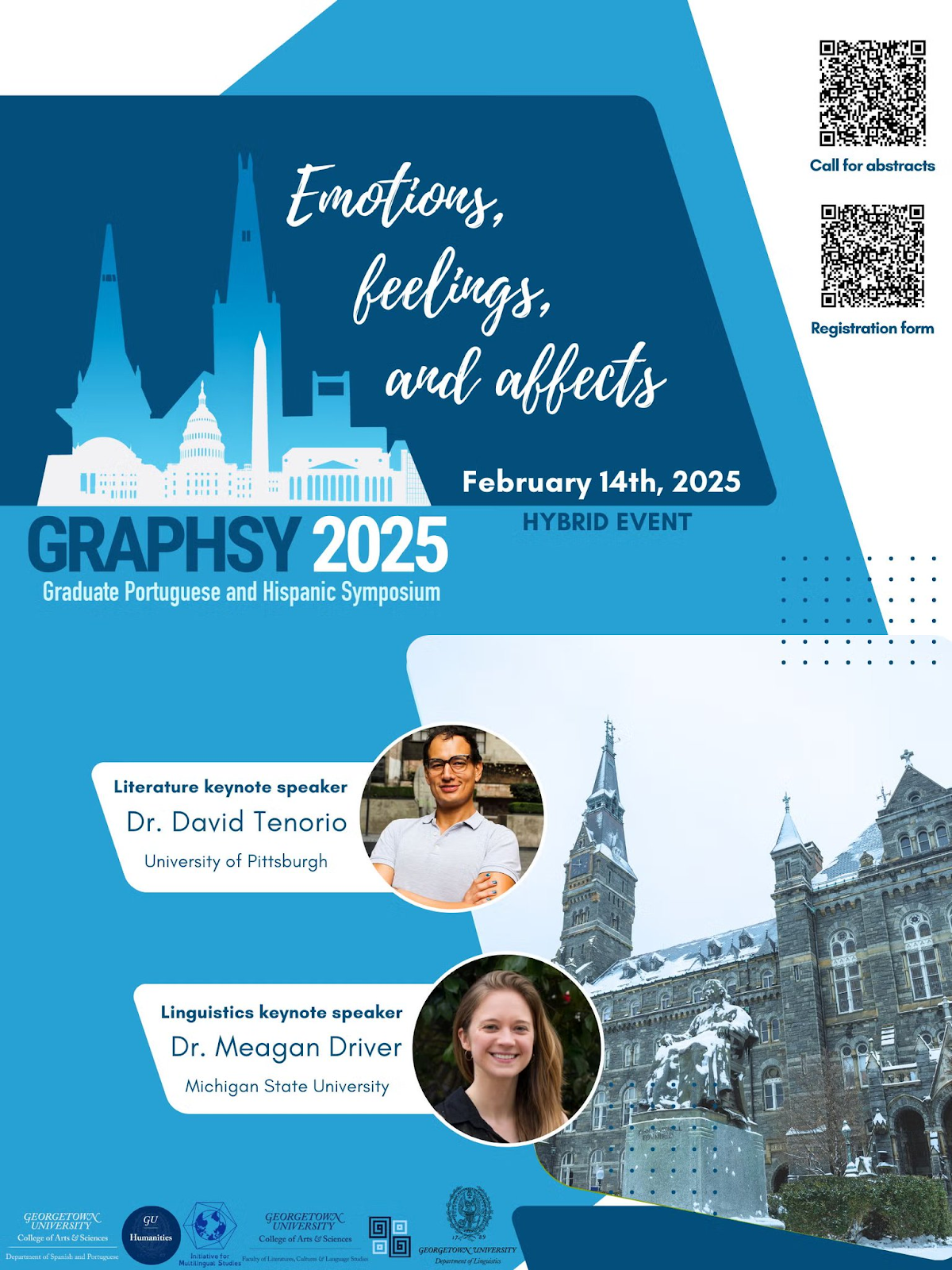 Event Flyer for 17th Graduate Portuguese and Hispanic Symposium