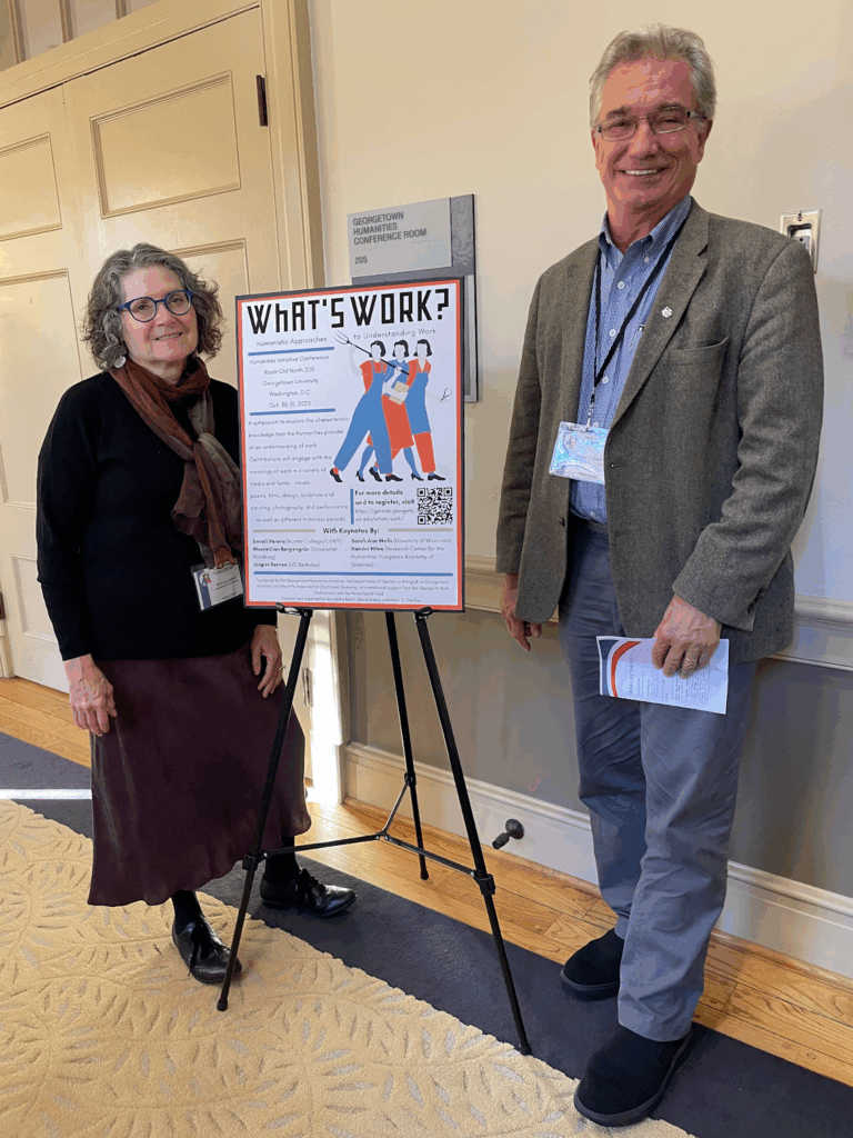 Sherry Linkon (GU English), and Peter C. Pfeiffer (GU German)